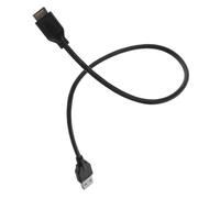 MAGICLULU Câble de Conversion USB Type-e vers USB 3.0 A Mâle, Câble D'extension pour Carte Mère de Bureau, 5 Gigabits par Seconde, Cuivre PVC, Noir, pour Autres Appareils
