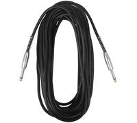 MAGICLULU Câble de Patch Guitare 6,35mm Noir à Ressort, 10 Mètres | Connexion Stable et Fiable, du Bruit, Cuivre et Plastique, pour Mixeurs et Amplificateurs
