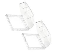 MAGICLULU Cache de Protection pour Sonnette Extérieure Imperméable en Plastique 2pcs Design Transparent Réduisant Les Risques pour Accès Contrôle et Machines de Pointage