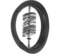 MAGICLULU Cache de Rosace Métallique pour Guitare, Insert de Rosace Grillagé, Noir, Diamètre D’ouverture 9,8-9,9cm, pour Guitare Folk 39-41 Pouces