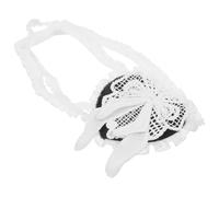 MAGICLULU Cache-œil Gothique en Dentelle Noire et Blanche pour Femme, Masque de Bal Masqué 1 Pièce, Accessoire Cosplay et Déguisement pour Fête, Halloween et Soirée Costumée