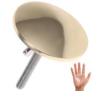 MAGICLULU Cache-trou Métallique en Acier Inoxydable Doré 11-45 Mm, Couvercle D'évier Cuisine Perforé, Cache-trous Lavabo Multifonction pour Salle de Bain et Plan de Travail, Protection