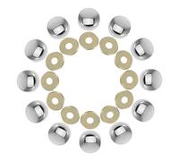 MAGICLULU Cache-vis Décoratif Argenté avec Rondelle Incluse, en Fer et Cuivre, Élégance Discrète pour Fenêtres et Meubles, pour Décoration de Bureau Moderne
