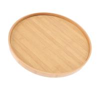 MAGICLULU Cadre Photo Rond 35 CM en Bambou Naturel Cadre Robuste Dos Rigide Mural et Porte-Photos pour Tableau Salon Maison et Bureau