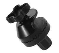 MAGICLULU Cadre Stabilité Design de Jardin Noir Plastique en Balancelle Ajustable Renforcée et Compatibilité pour Auvent Terrasse Extérieure