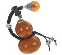 MAGICLULU Calebasse à Vin Vintage 300 Ml en Cire D’abeille, Récipient à Vin Suspendu Décoratif, Petite Bouteille Légère 5-8 Cm, Accessoire Décoratif Maison Pratique et Portable