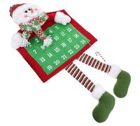 MAGICLULU Calendrier à Suspendre pour Porte Décoratif Noël Calendrier Mural de Noël Élément Décoration Fête