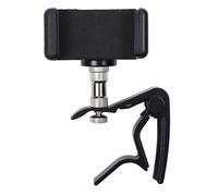 MAGICLULU Capo Guitare Métal avec Support Téléphone Intégré pour Acoustique Électrique Classique Basse et Ukulélé Pince Clip pour Partitions et Pratique Musicale