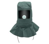 MAGICLULU Capot de Sablage en PC et Tissu Oxford, Chapeau de Ponçage Léger Valves Respiratoires, Protection Anti-poussière Industrielle pour Travail en Extérieur, Masque de Sablage Unisexe,