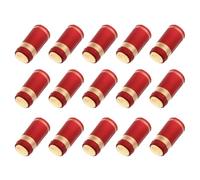 MAGICLULU Capsules Thermorétractables pour Vin en PVC Rouge Bord Doré, 100 Pièces, pour Bouteille à Bouchon Droit, pour Bureau et Bar Public