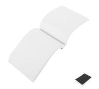 MAGICLULU Carnet de Croquis Noir à Feuilles Blanches, Petit Format, Papier Kraft sans Lignes, Livre à Feuilleter pour Animation et Création de Dessins Animés, Bloc-notes Vierge pour