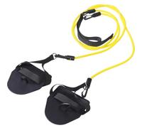 MAGICLULU Ceinture de Natation Bande Élastique Résistante 20 LB en TPR et Nylon Jaune pour Entraînement de Nage pour Exercices de Musculation et Fitness Adulte