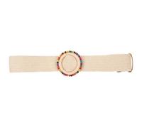MAGICLULU Ceinture Tissée Élastique pour Robe Femme, Large, Décorative