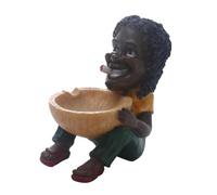 MAGICLULU Cendrier Africain Décoration De Cendrier Ornement De Maison Élégant en Résine