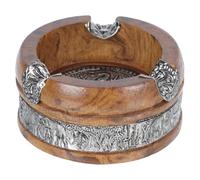 MAGICLULU Cendrier de Bureau en Bois Éléphant Rétro, Bac à Suie Décoratif, Design Créatif, Décoration de Bureau, Empêche la Chute des Cigarettes, Présent de Vacances, pour Étude