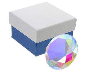 MAGICLULU Centre de Table Mariage 60 Mm Cristal de Verre Diamant Décoratif Multicolore 1 Pièce pour Ornements de Fête et Trésors Gemmes Faux Diamants Décorations Élégantes