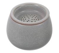 MAGICLULU Ceramic Gongfu Tea Residue Bowl With Strainer And Lid Heat Resistant Porcelain Washing Tank For Tea Ceremony And Home Use