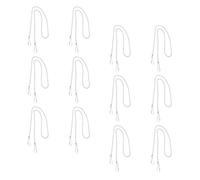MAGICLULU Chaîne Suspendre Crochet 12 Pièces en Fer Argenté 53 Cm | Mât D’affichage et Poster, Usage Intérieur ou Extérieur, Charge Stable, Pose Simple