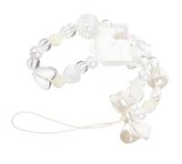 MAGICLULU Charmant Bracelet de Poignet Perles pour Téléphone Portable Lanière Antidérapante Légère et Résistante Accessoire Décoratif pour Femmes et Filles Protège contre les Chutes et les