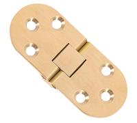 MAGICLULU Charnière en Cuivre Massif 180° Pliable Mat Brossé, Charnière de Table Pliante Petite Taille pour Meubles et Placards, Accessoire de Quincaillerie Solide Cuisine et Boîtes à