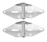 MAGICLULU Charnières de Porte de Garage à Ressort 2 Pièces en Fer Moulé, Fermeture Automatique, Quincaillerie Robuste pour Porte Garage Automatique, Kit Charnière avec Support et Boulon de