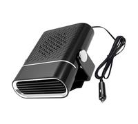 MAGICLULU Chauffage Voiture Électrique 12V Noir Dégivreur Portable Rapide Ventilateur Désembueur Pare-Brise Chauffage Auto Multifonction pour Conduite Hivernale Sûre et Confortable