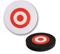 MAGICLULU Cible de Tir à l'arc Eva Ronde 25cm pour Jeu Intérieur | Coussinage, Absorption Légère, Format Compact, Usage Intérieur, Couleur Noire, Supplies de Jeu