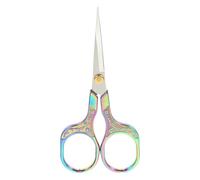 MAGICLULU Ciseaux à Broder Vintage en Acier Inoxydable, Multi-Usages pour Couture et Travaux Manuels, Motif Plum Blossom, Taille Compacte, Couleur Titane Multicolore, Outil Portable pour