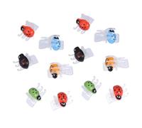 MAGICLULU Clips Lot de 30 Pièces Forme à Bon Dieu Fixes en Plastique de Jardinage pour Soutenir Tiges de Plantes et Orchidées pour Fixation Solide et Durable en Extérieur