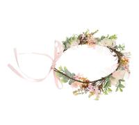 MAGICLULU Collier à Fleurs Couronne Décorative en Tissu Léger pour Chien et Chat Ruban Réglable pour Animaux Lors de Fêtes et Mariages Élégants
