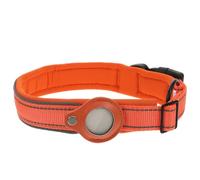 MAGICLULU Collier de Repérage pour Chien Ajustable avec Protection Anti-Perte Compatible avec Traceur Réfléchissant pour Petits et Moyens Chiens Protection Pratique du Cou