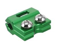 MAGICLULU Collier de Serrage en Alliage D’aluminium pour Durite de Frein Moto Compatible avec Modèles Populaires, Pince de Guidage Verte, Support Précis et Résistant pour Fixation de Câble