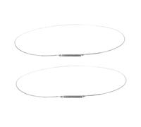 MAGICLULU Collier De Serrage Pour Porte De Lave-linge À Chargement Frontal Verrou De Couvercle De Porte De Lave-linge Joint En Acier Inoxydable De 34 Cm Pour Machine À Laver