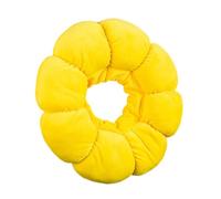 MAGICLULU Collier en Coton PP de Récupération pour Chien et Chat Jaune, Léger et Doux, Forme Créative, Protection Postopératoire Le Léchage