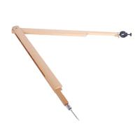 MAGICLULU Compas à Dessin Scolaire en Bois Beige Surface Lisse et Solide, Outil Pédagogique pour Mathématiques, pour Architecture et Applications Professionnelles