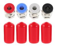 MAGICLULU Connecteur Pneumatique Pc4-m6 pour Tube D'alimentation Ptfe 4x2,5 Mm, Adaptateur Filament 3d, Lot de 2 Sets de Pièces pour Sèche-linge de Filament, Accessoire Imprimante 3d