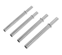 MAGICLULU Connecteurs pour Canne à Pêche 4 Pièces, Tubes de Réparation pour Tige Cassée, Raccords de Tube Télescopique, Accessoire de Réparation pour Canne, Fourniture pour Pêche Sportive