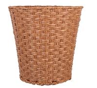 MAGICLULU Corbeille Imitation Rotin Panier En Jouet Poubelle De Bureau Corbeille Rustique Paniers En Osier Paniers De Rangement En Osier Poubelle Naturelle Light Brown Le Fer