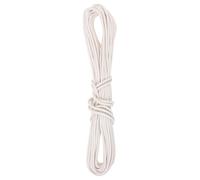 MAGICLULU Corde Corde de Levage pour Mât de Drapeau 6mm en Coton Tressé Beige, Résistante et Facile à Ranger, pour Mât de Drapeau et Étendoir à Linge Extérieur