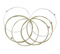 MAGICLULU Cordes de Guitare Acoustique en Laiton pour Folk, Lot de 6 Pièces, Remplacement des Cordes Résonance Complète, Adaptées aux Guitares Folk