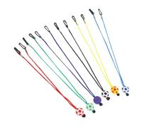 MAGICLULU Cordon de Cou Ajustable Facile à Porter pour Garçon et Filles 6pcs Porte-masque en Polyester Motifs Cartoons Adorables pour École et Activités Extérieures