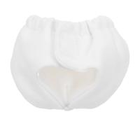 MAGICLULU Couches Lavables et Réutilisables pour Petits Animaux comme Écureuils et Lapins, Protection Anti-fuites en Polyester Ajustement Confortable et Design Blanc Élégant