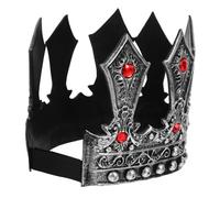 MAGICLULU Couronne du roi de diamant couronnes de roi pour les garçons roi couronne adulte Costume de prince Déguisement royal couronne d'anniversaire garçon couronne de roi des hommes RP