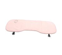MAGICLULU Coussin De Siège Arrière De Voiture Fausse Fourrure Rose Housse De Siège Arrière Hiver Avec Support Antidérapant Accessoire Doux Pour Véhicule