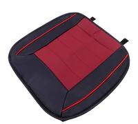 MAGICLULU Coussin De Siège Auto Cuir Antidérapant Full Coverage Protection Housse Matelassée Noire Et Rouge Et Facile à Installer Pour Voiture