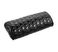 MAGICLULU Coussin Mains de Manucure en Cuir et Coton, Accessoire Professionnel Motif Treillis D'amour, Conçu pour Nail Art à Domicile, Couleur Noire