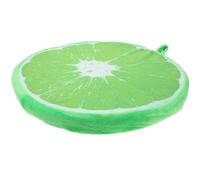 MAGICLULU Coussin Peluche et 3D Orange de Fruit en Vert Coton de Siège PP Multi Fonction sans Canapé, Chaise de Bureau, pour Patio et Sommeil