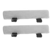 MAGICLULU Coussin Repose-Bras pour Chaise de Bureau 5 Cm en Mousse à Haute Élasticité, Housse Noire Classique, Paire de Protège-accoudoirs Ergonomiques pour Fauteuil Gaming et Fauteuil