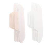 MAGICLULU Coussinet Anti-transpiration pour Chapeau Jetable en Tissu Non Tissé, Forme Incurvée, Imperméable et Ultra-fin, 24 Pièces pour Réunions et Prises de Parole