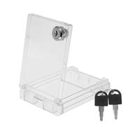 MAGICLULU Couvercle De Commutateur De Climatisation Panneau De Couverture Du Thermostat Central Couvercle De L'interrupteur D'air Central Protecteur D'interrupteur Transparent